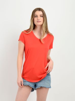 POLERA MANGA CORTA ESSENTIAL II ROJO
