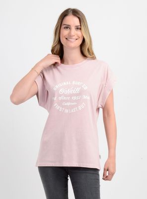 POLERA MANGA CORTA O'RIGINALS SURF ROSADO