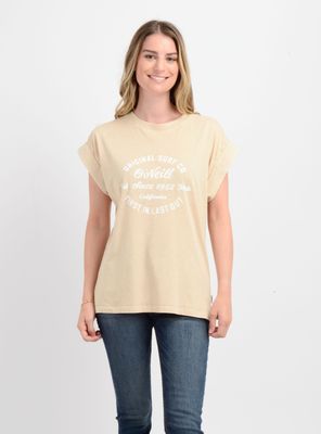 POLERA MANGA CORTA O'RIGINALS SURF BEIGE