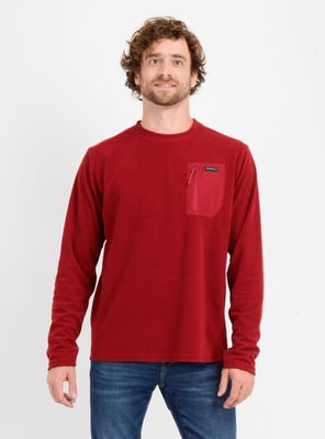 Imagen 1 del producto POLERON POLAR DINSMORE CREW ROJO OSCURO