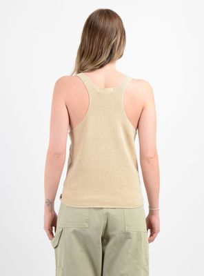 Imagen 2 del producto POLERA TEJIDA SIN MANGAS KAILEY BEIGE