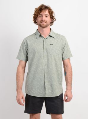 CAMISA MANGA CORTA TRVLR TRAVERSE FLORAL VERDE