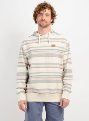 POLERON BAVARO STRIPE HOODIE BEIGE CLARO