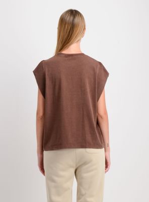 Imagen 2 del producto POLERA MANGA CORTA JULIE II CAFE