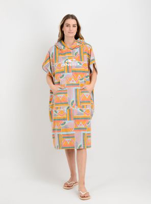 PONCHO TOALLA ARTGEO AMARILLO