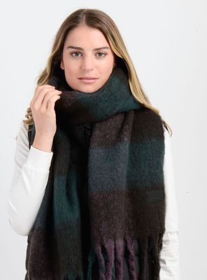 BUFANDA JUNIE VERDE OSCURO