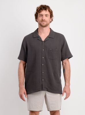 CAMISA MANGA CORTA MELODY ROCK GRIS OSCURO