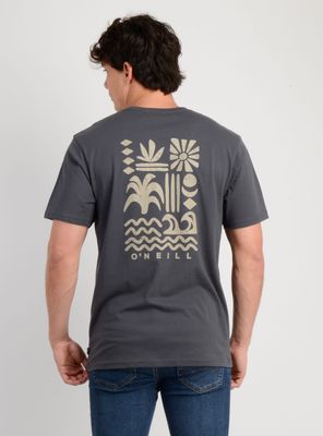 Imagen 2 del producto POLERA MANGA CORTA GLYPHS GRIS OSCURO