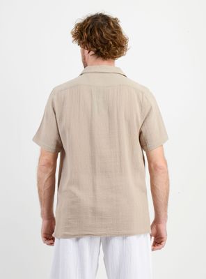 Imagen 2 del producto CAMISA MANGA CORTA TAME BEIGE OSCURO