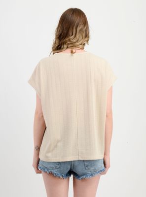 Imagen 2 del producto POLERA MANGA CORTA JULIE BEIGE