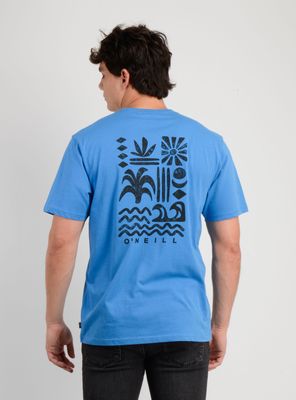Imagen 2 del producto POLERA MANGA CORTA GLYPHS AZUL