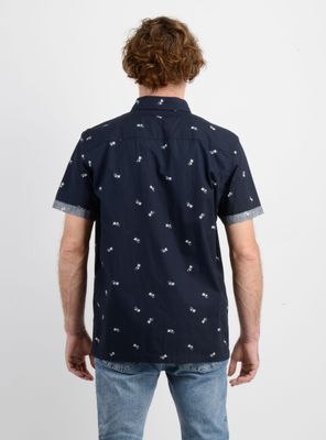 Imagen 2 del producto CAMISA MANGA CORTA BLUSTER AZUL OSCURO