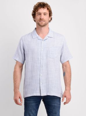 CAMISA MANGA CORTA PITCH AZUL