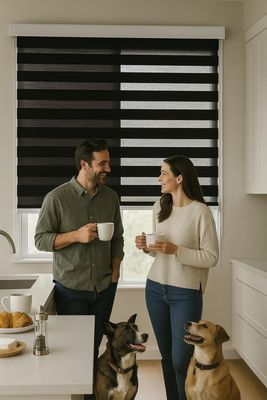 Imagen 2 del producto Cortina Roller Duo 090x160 Negro