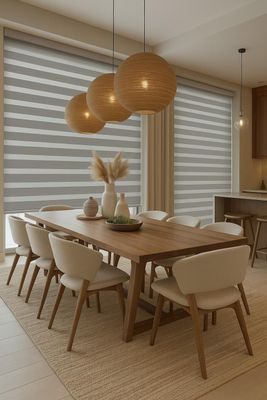 Imagen 2 del producto Cortina Roller Duo Blackout Perla 180x240