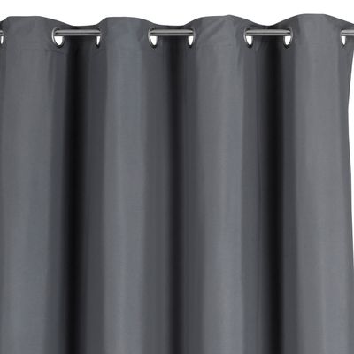 Imagen 2 del producto Cortina Tradicional 100% Blackout Gris Oscuro