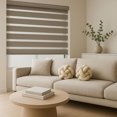 Imagen 2 del producto Cortina Roller Duo Blackout Lino 105x160