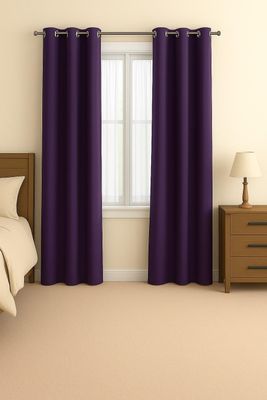 Imagen 2 del producto Cortina Tradicional 100% Blackout Morado