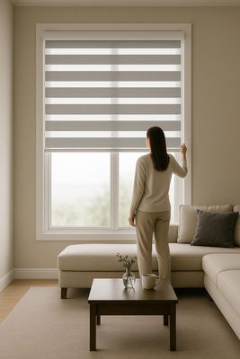 Imagen 2 del producto Cortina Roller Duo 135x180 Gris