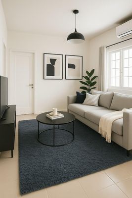 Imagen 2 del producto Alfombra Peluda Shaggy Gris 200x220