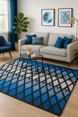 Alfombra Diseño Denver Para Living 150x200 Clems