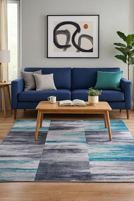 Alfombra Clems Para Living 150x200 Diseño Georgia