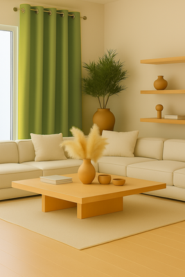 Imagen 2 del producto Pack 2 Cortina Tradicional 100% Blackout Verde