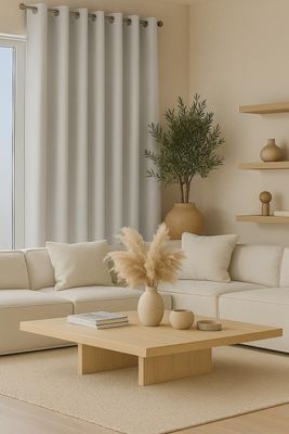 Cortina Tradicional 100% Blackout Blanco