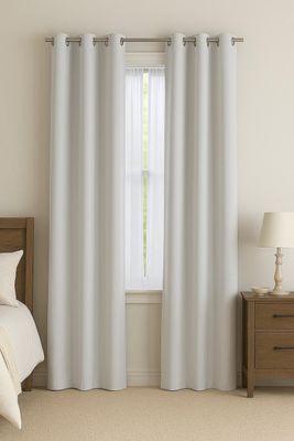 Imagen 2 del producto Cortina Tradicional 100% Blackout Blanco