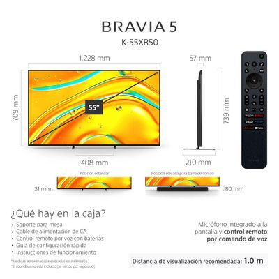 Imagen 2 del producto LED Smart TV 55"" Bravia 5 K-55XR50  Sony