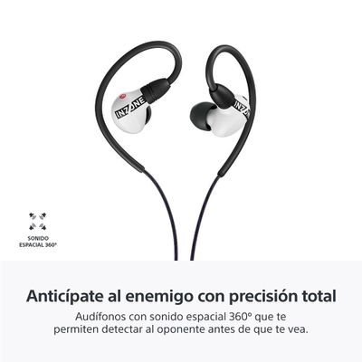 Imagen 2 del producto Audífonos internos para juegos INZONE E9 Blanco Sony