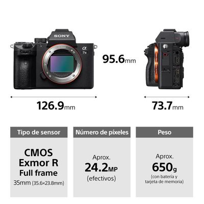 Imagen 2 del producto Cámara Profesional Mirrorless ILCE-7M3K