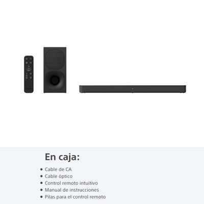 Imagen 2 del producto Soundbar de 2.1 canales con  subwoofer inalámbrico  HT-S400