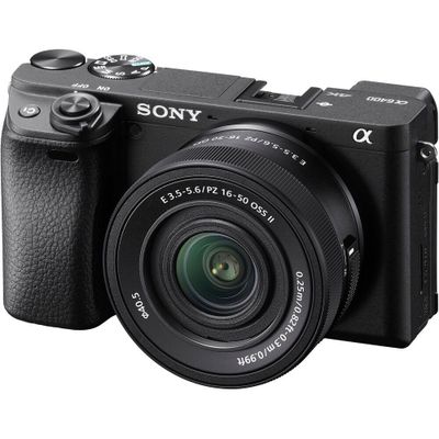 Sony Cámara Digital Mirrorless Aps-C A6400 + Lente 16-50Mm