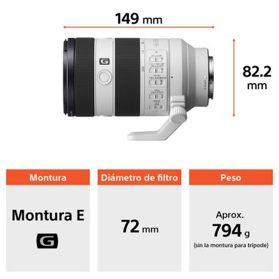 Imagen 2 del producto Lente FE 70-200 mm F4 Macro G OSS
