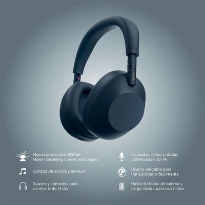 Imagen 2 del producto Audífonos inalámbricos con noise cancelling WH-1000XM6