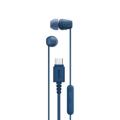 Audífonos internos USB-C con cable Azul Sony