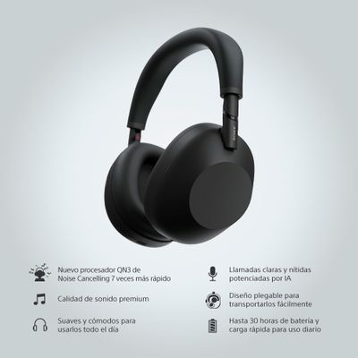 Imagen 2 del producto Audífonos inalámbricos con el mejor noise cancelling WH-1000XM6