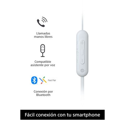 Imagen 2 del producto Audífonos internos inalámbricos WI-C100 Blanco