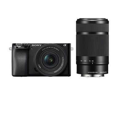 Imagen 1 del producto Cámara Digital Mirrorless APS-C A6100 + Lente 16-50mm + Lente 55-210mm