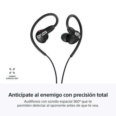 Imagen 2 del producto Audífonos internos para juegos INZONE E9 Negro Sony