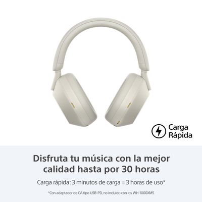 Imagen 2 del producto Audífonos Noice Cancelling WH-1000XM5 Plata