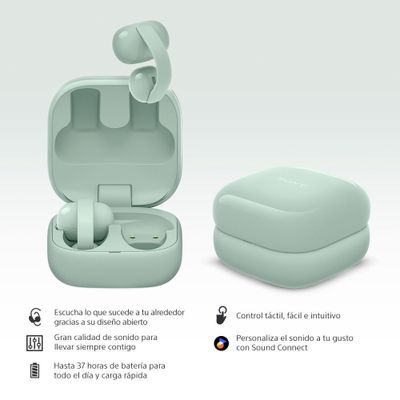 Imagen 2 del producto Audifonos inalambricos LinkBuds Clip Verde