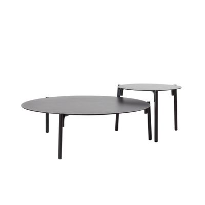 Juego de Mesas Terraza Oporto Negras