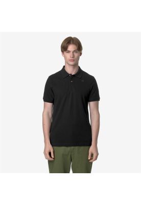 Polera K-Way Men Amedee Pique Black Pure