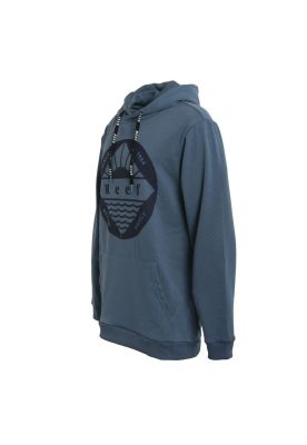 Imagen 2 del producto Poleron Men Hoodie Blue Black