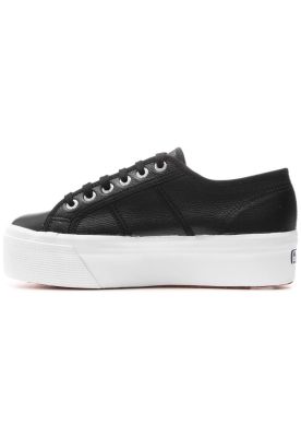 Imagen 2 del producto Zapatilla 2790 Tumbled Leather Black White Superga
