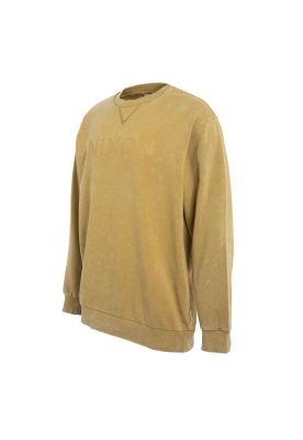 Imagen 2 del producto Poleron Men Crew Mustard Logo Front