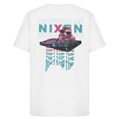 Imagen 2 del producto Polera Nixon Men Don’t Stop Time Racoon White