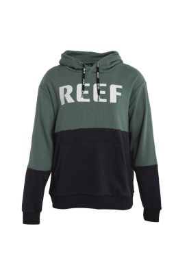 Poleron Men Hoodie Bicolor Green Black